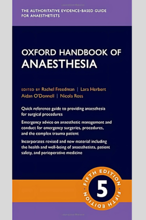 Oxford Handbook of Anesthesia 4th Edition